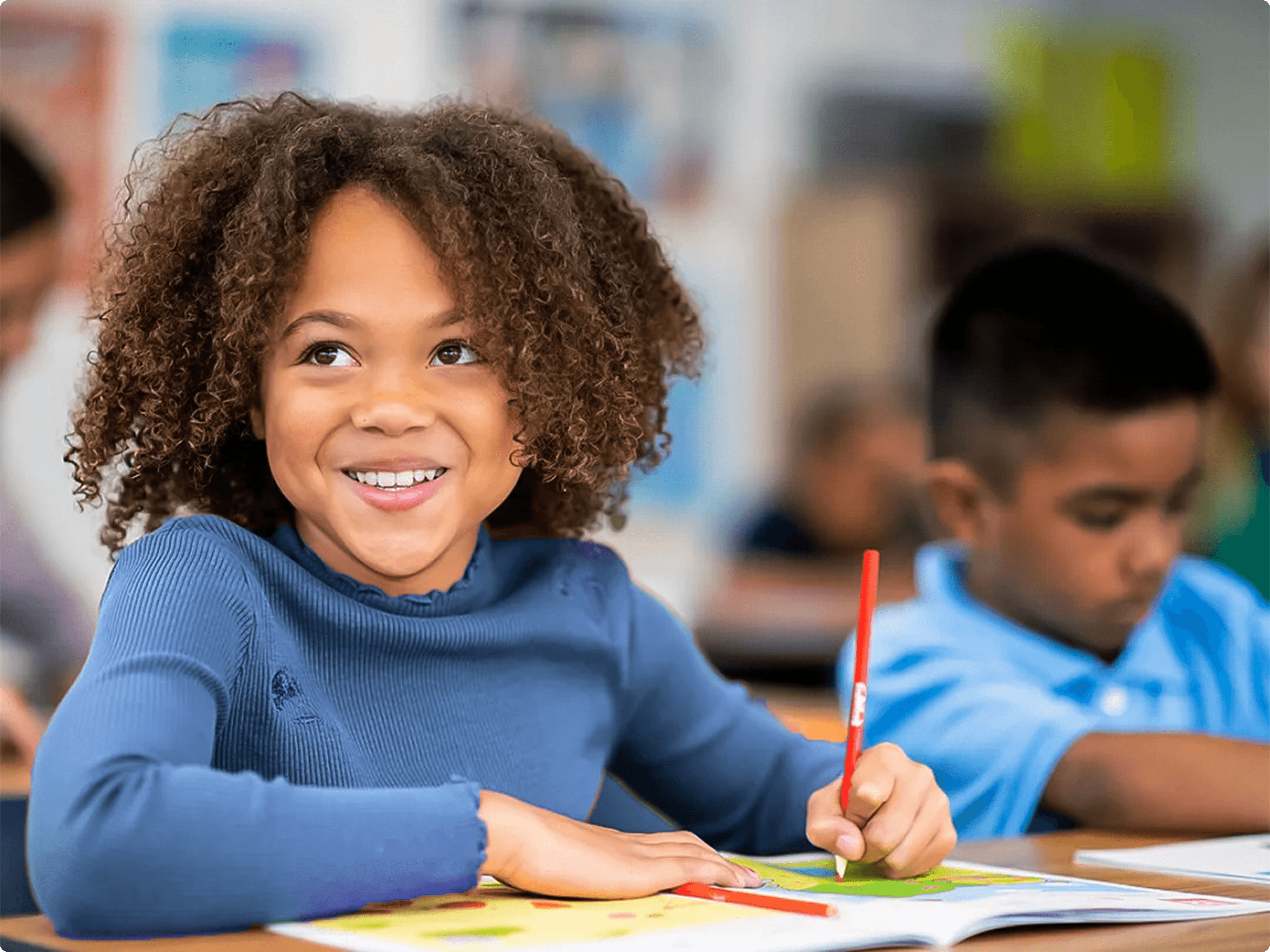 Student supported by counselor